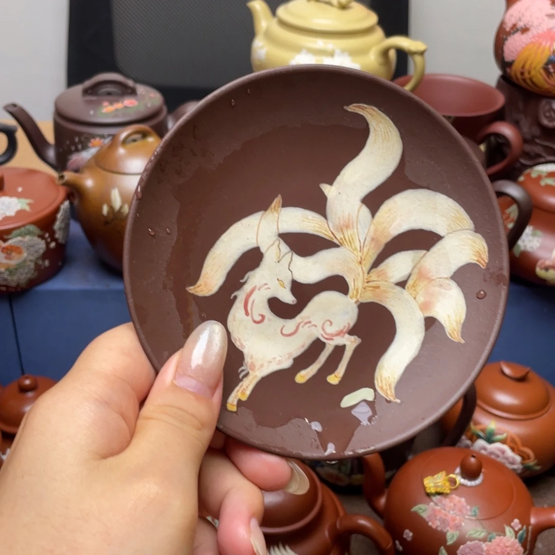 茶杯紫砂紫砂主人杯12cm