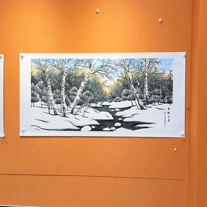 国画书法作品多次参加