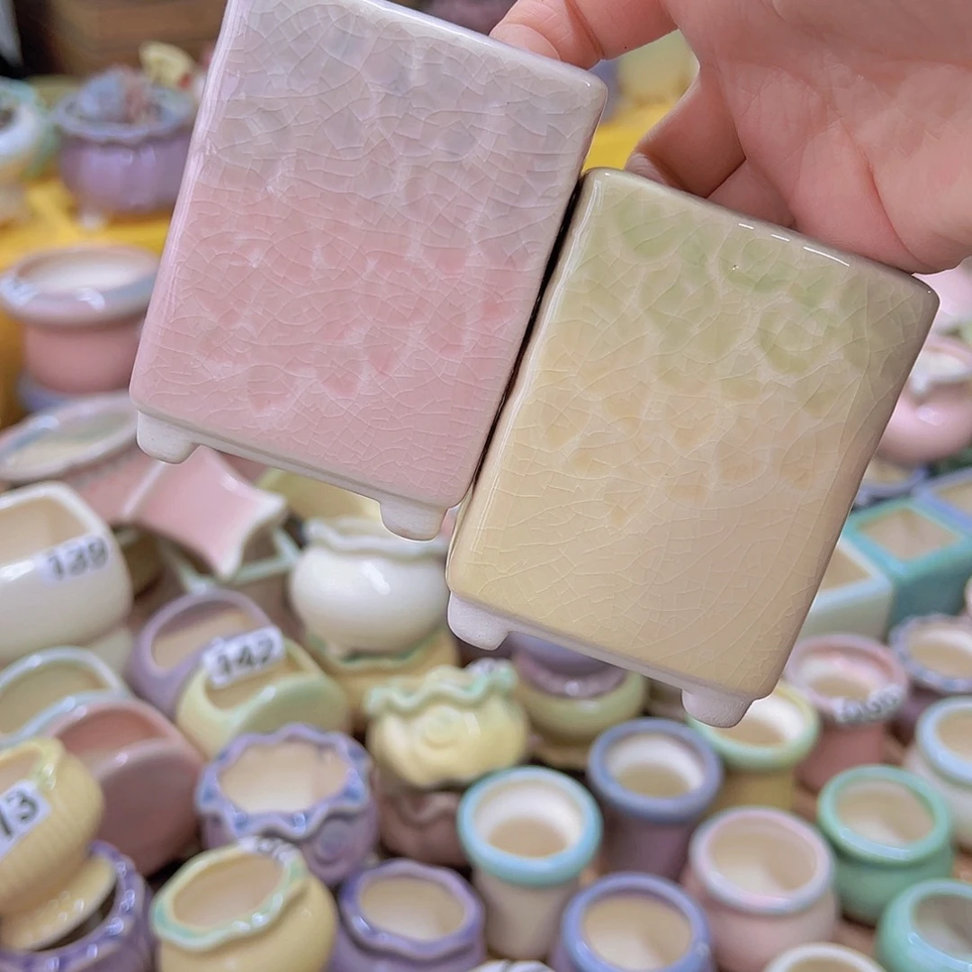 红陶陶瓷花盆当场满12包邮