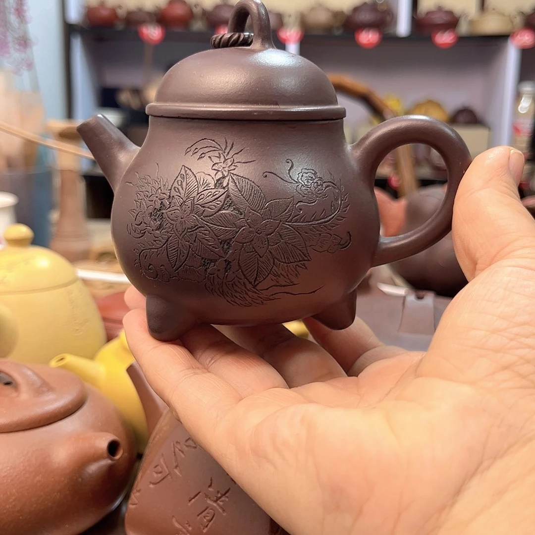 茶壶紫砂全手工制作
