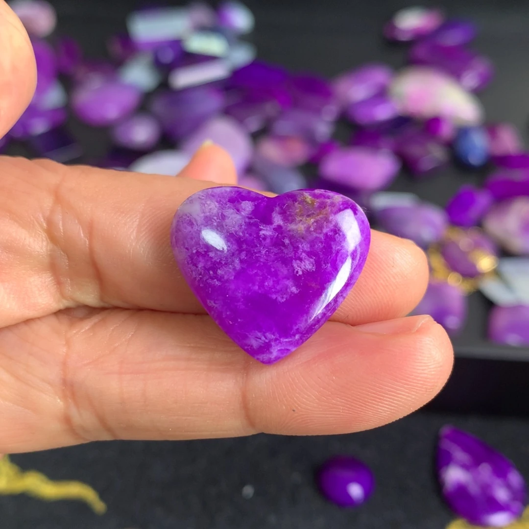 苏纪石（舒俱来）未镶嵌粉桃红樱花裸石