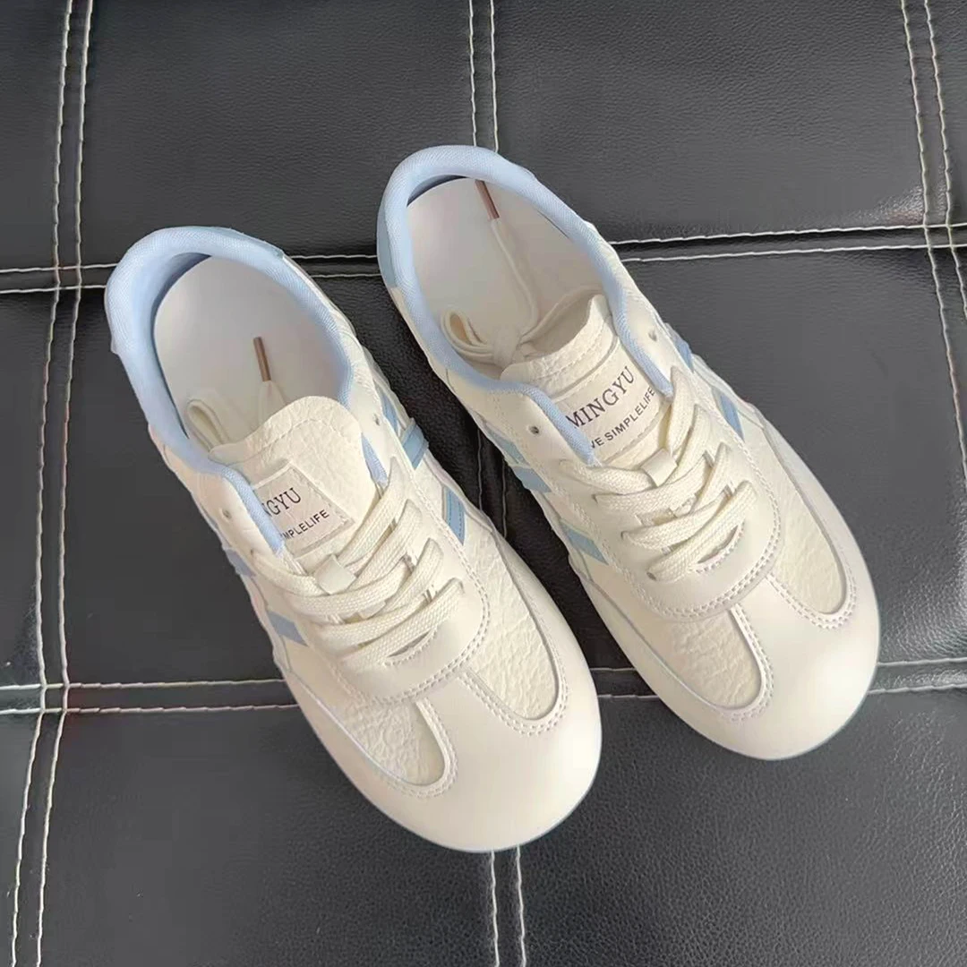 简约时尚~复古拼色百搭休闲小众阿甘德训鞋72X181