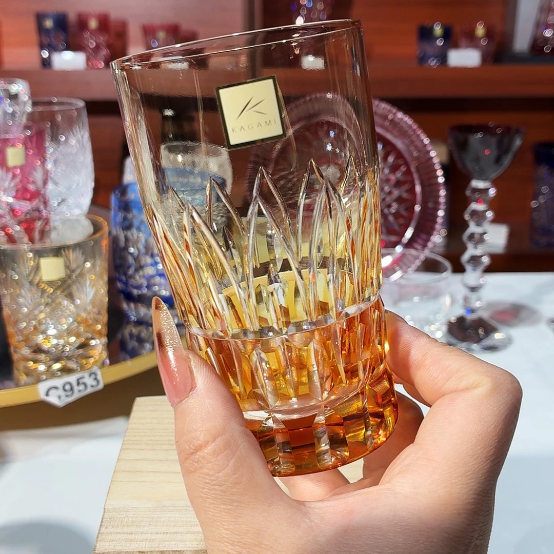手工艺品琉璃卡噶米威士忌酒杯