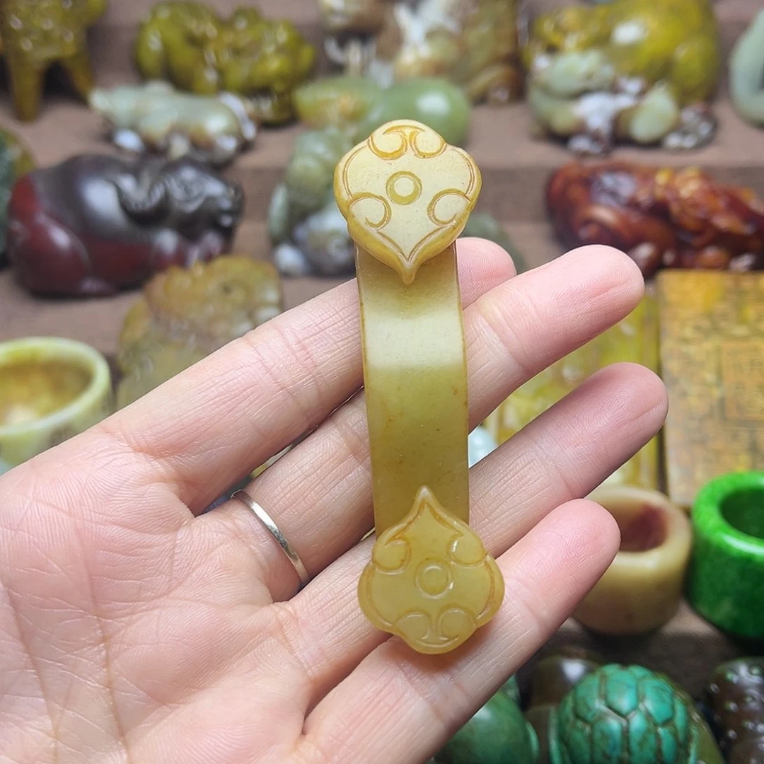 白玉菩提吊坠11。。