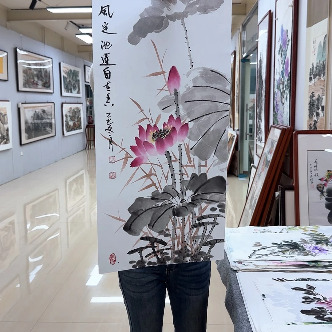 国画国画作品多次