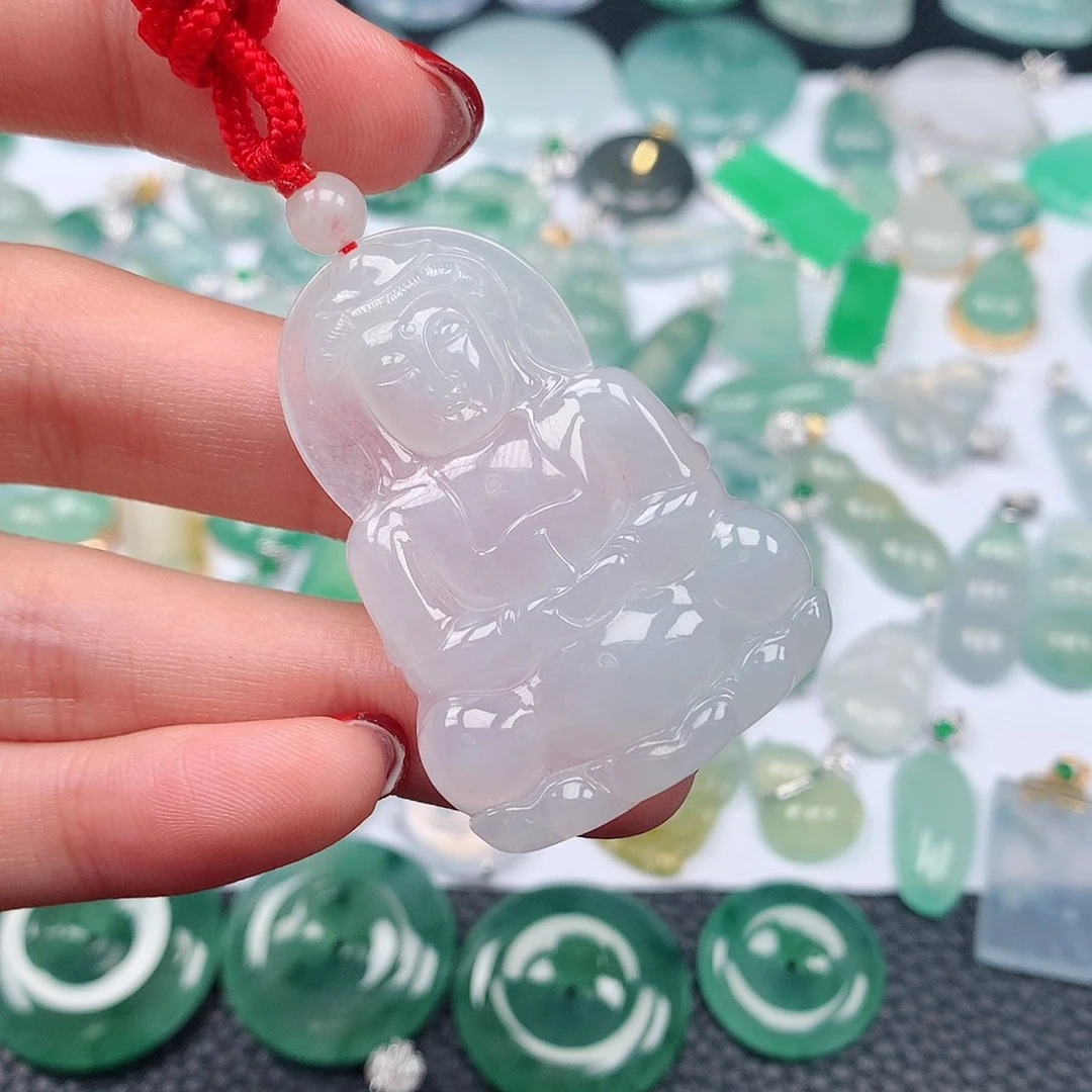 翡翠颈饰未镶嵌天然翡翠