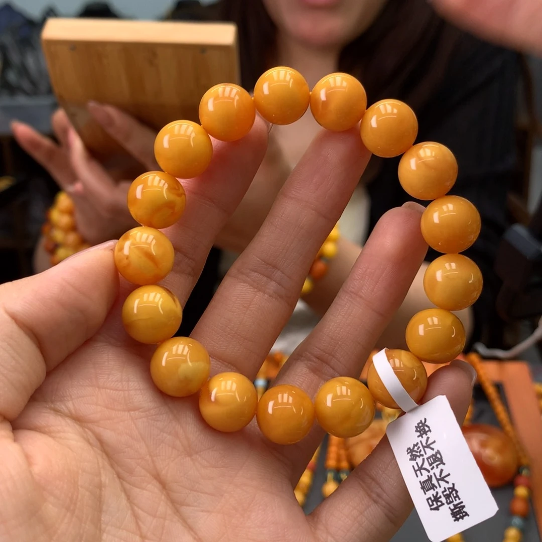 未镶嵌蜜蜡手串天然