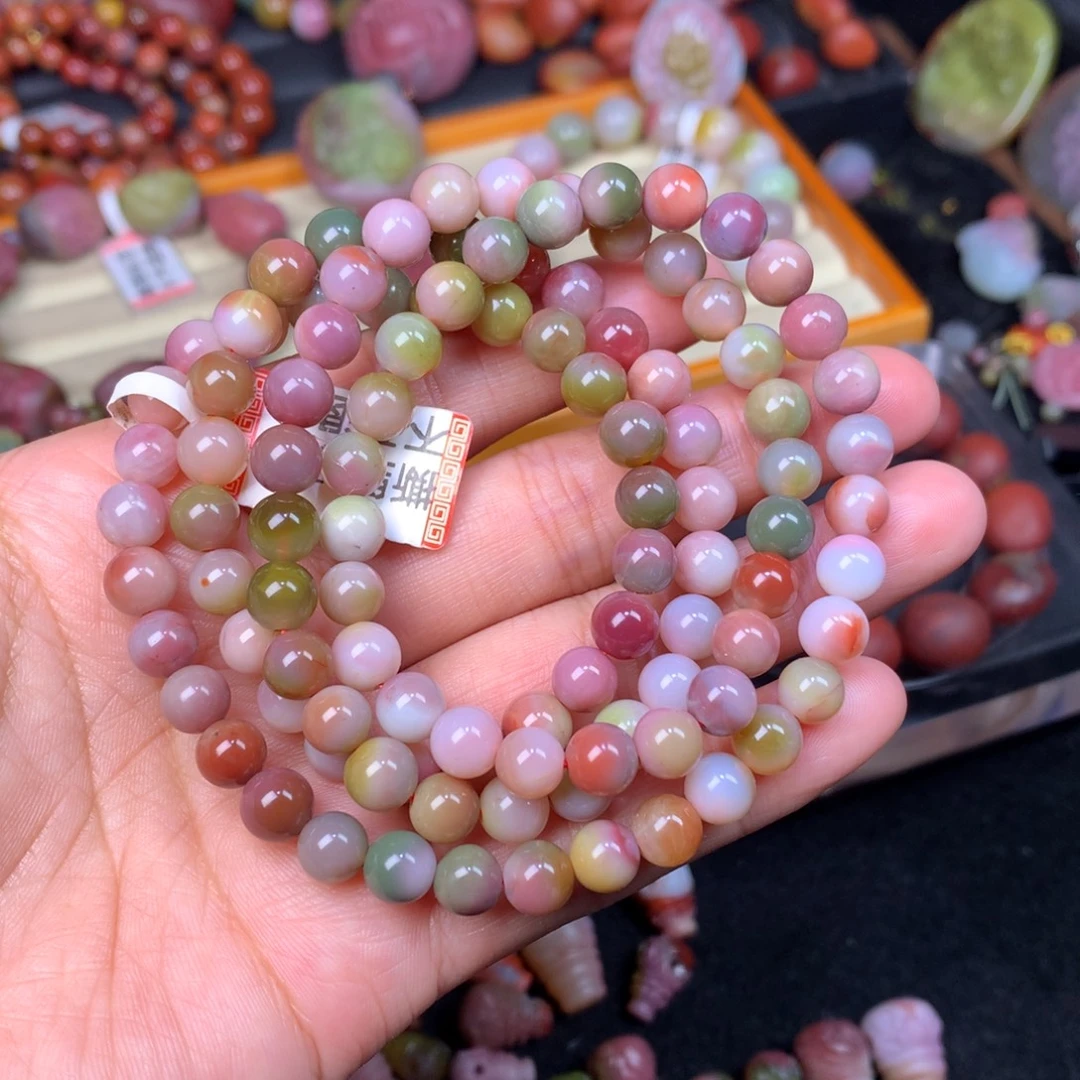 玛瑙/玉髓未镶嵌手链7+