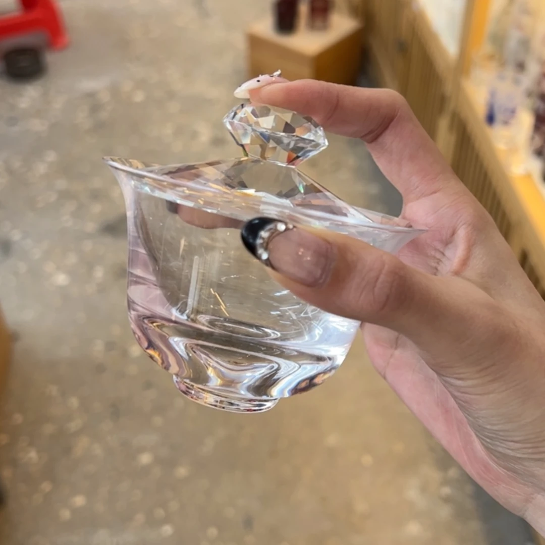 【闪购商品】水晶盖碗一个……