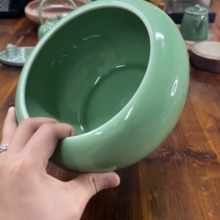 龙泉青瓷茶器微瑕8936