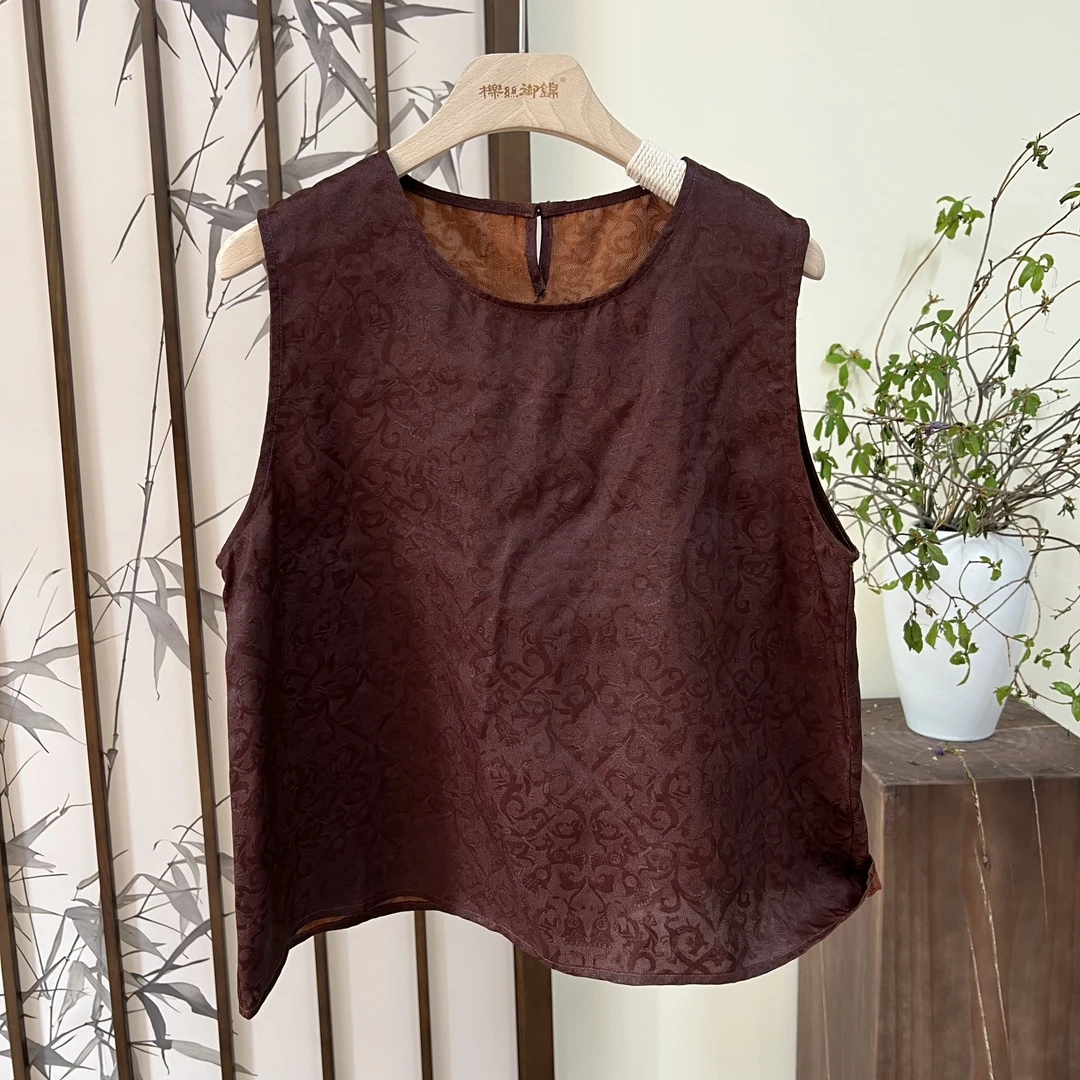 櫟丝御锦【孤品】柞蚕丝女上衣时尚百搭休闲 G40-G45