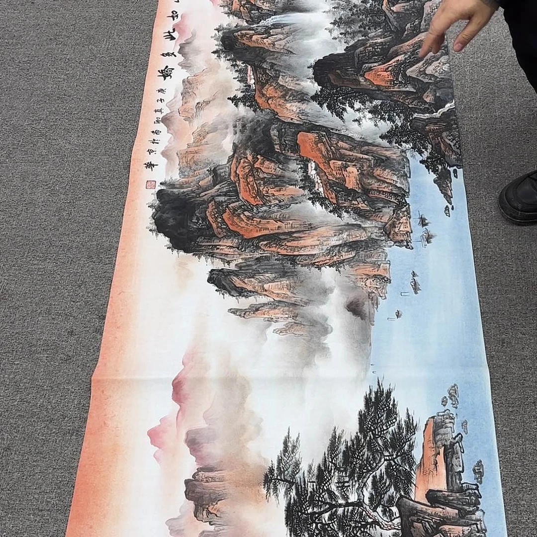 国画国画作品多次在国内外大展