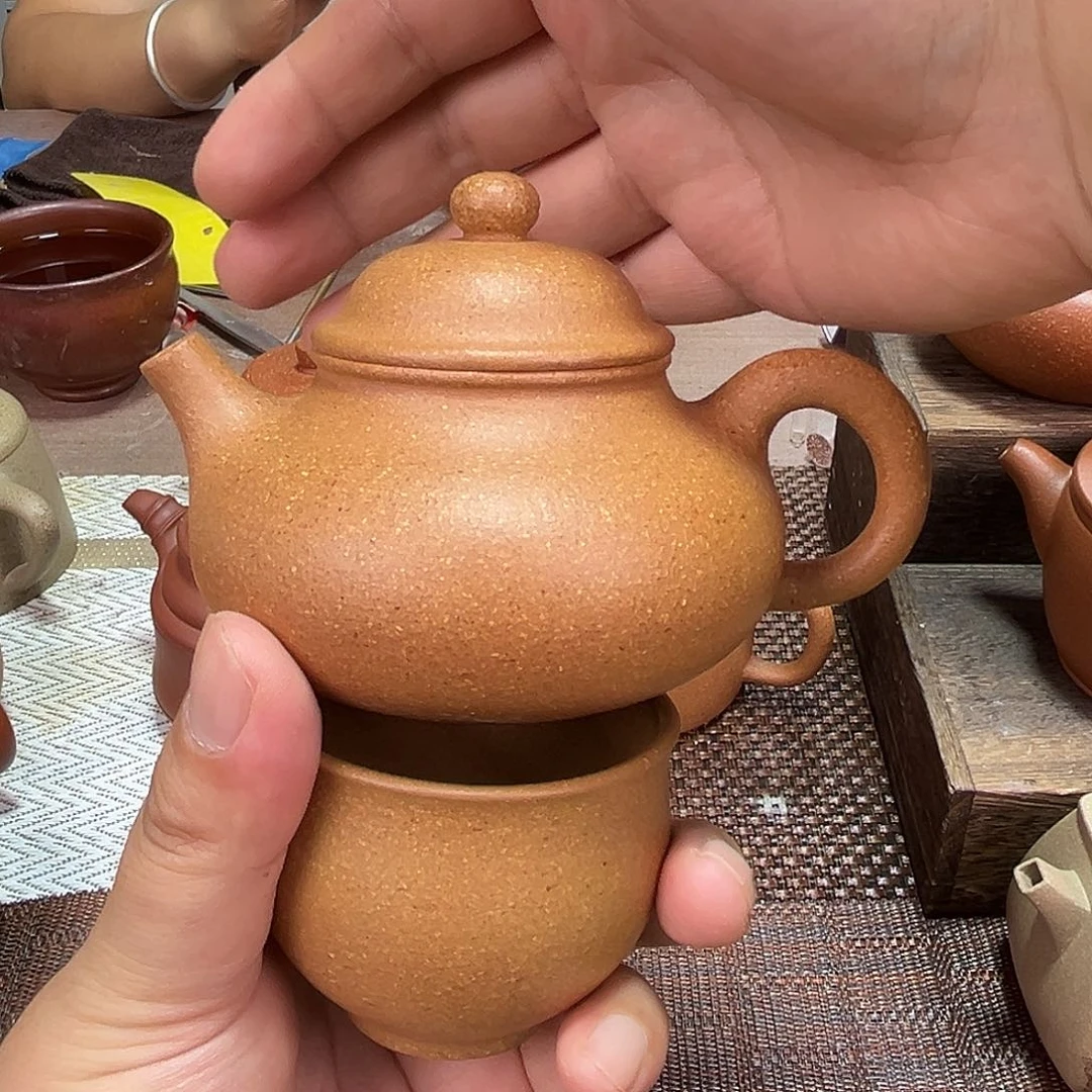 茶壶紫砂黄降坡容天180毫升