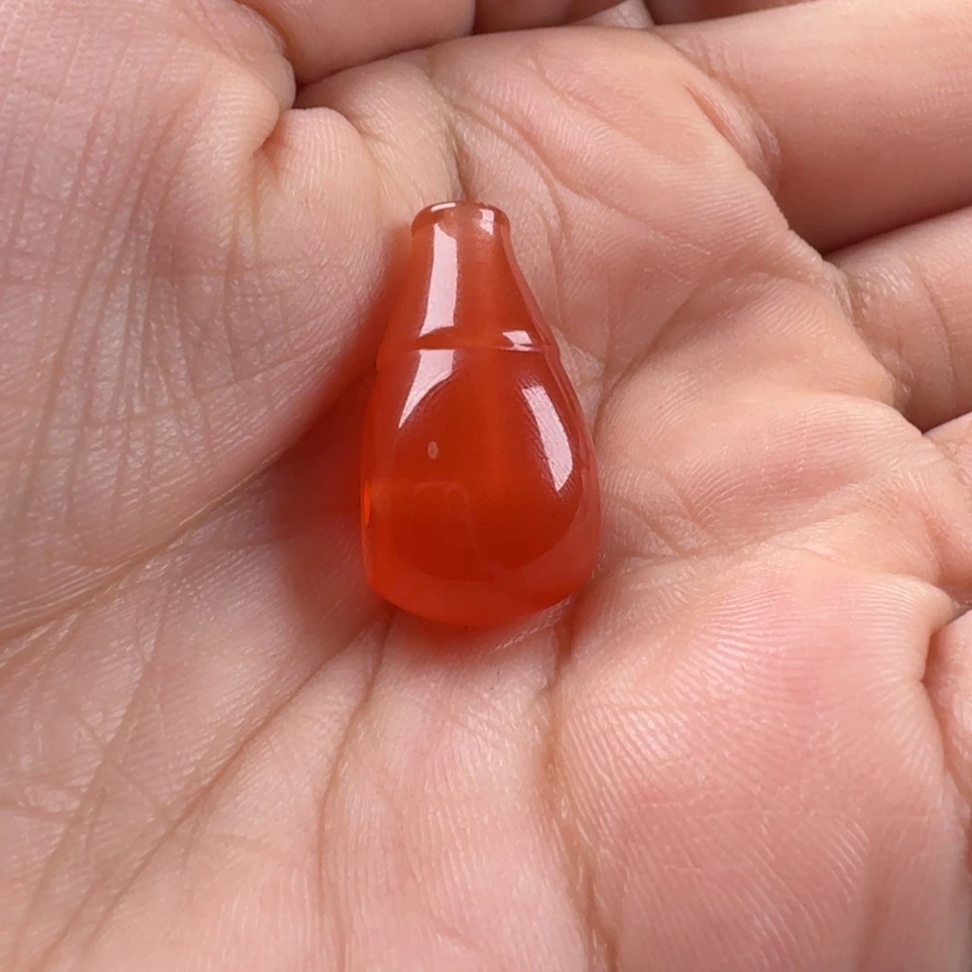 南红玛瑙未镶嵌三通12x11.3