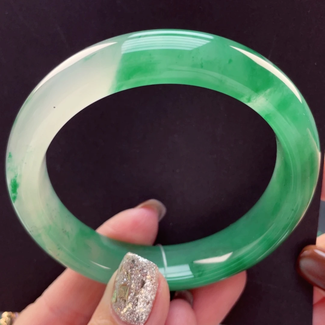 石英质玉未镶嵌手镯58-59