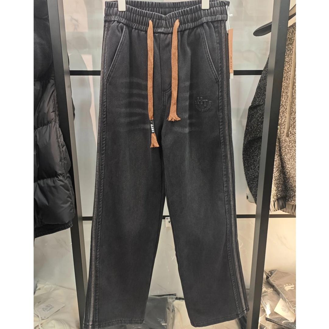 815男士直筒牛仔裤