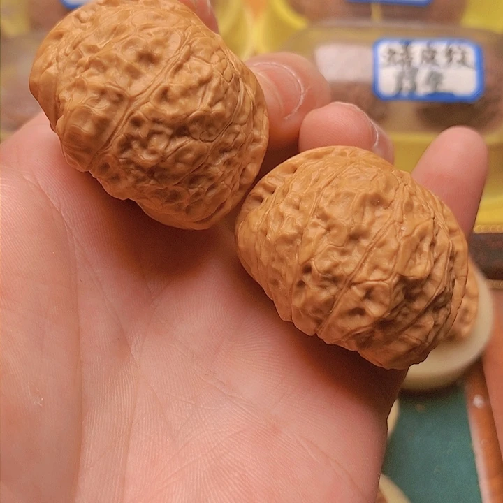 文玩核桃把件42南瓜墩