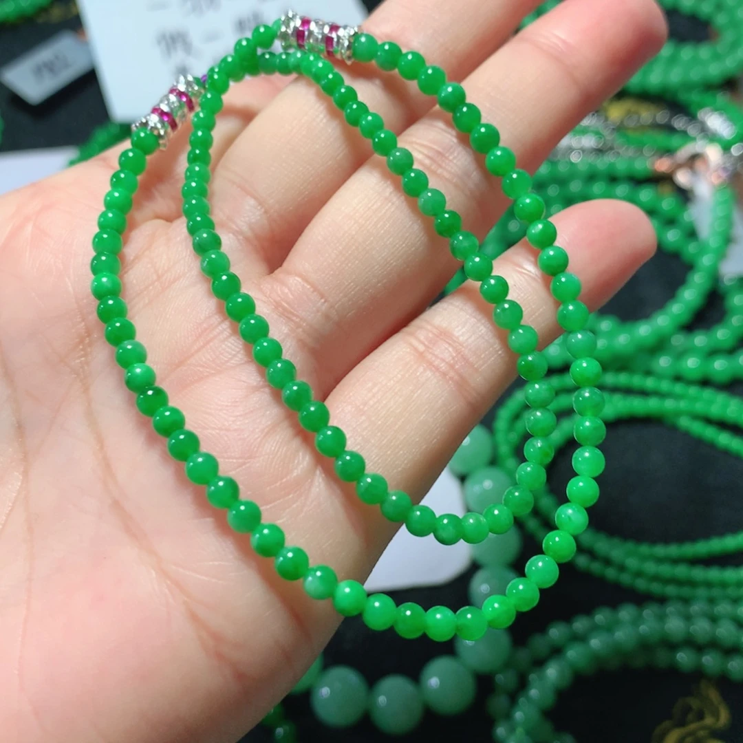 翡翠未镶嵌颈饰缅甸翡翠