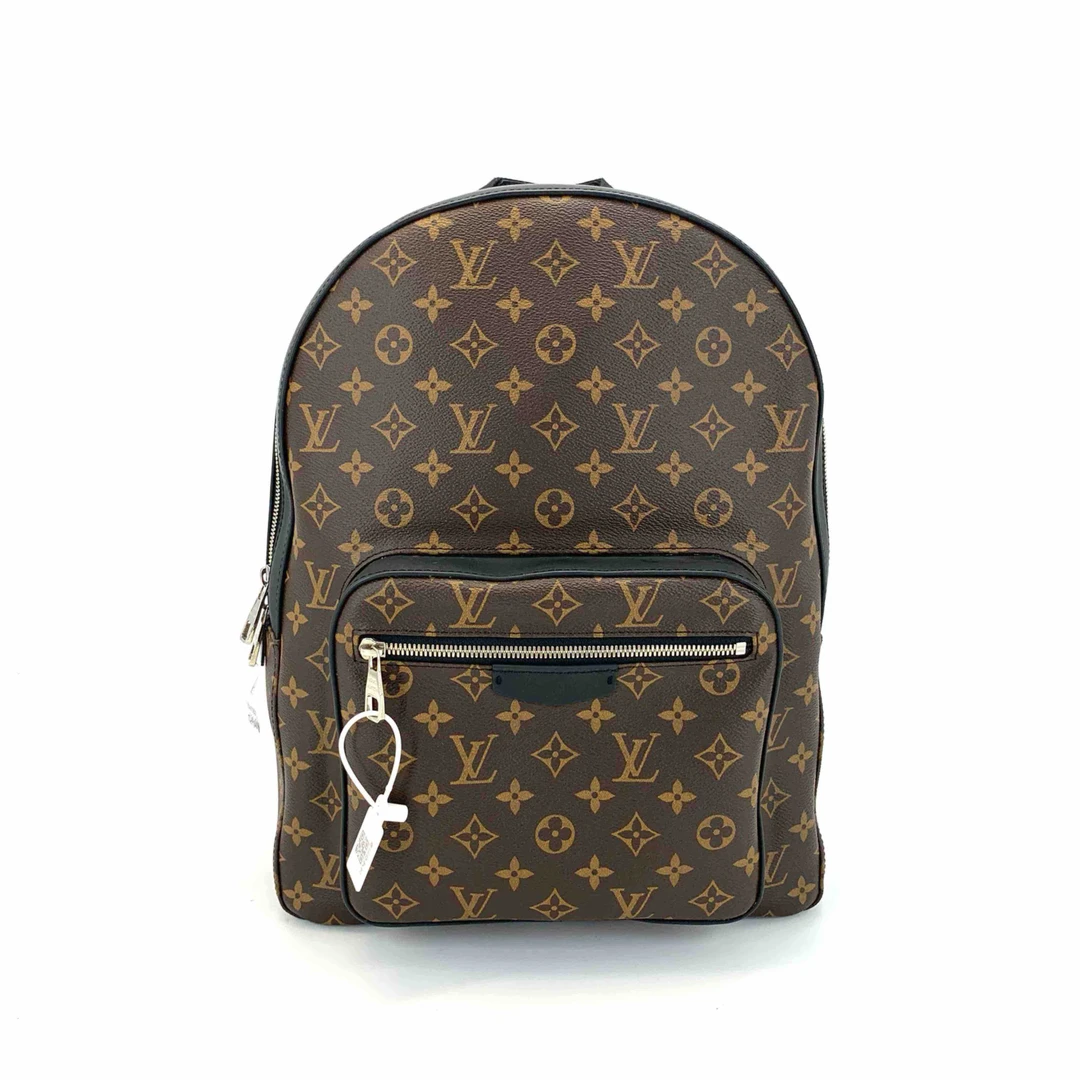 99新 LouisVuitton/路易威登 棕老花josh双肩包 尺寸32/40