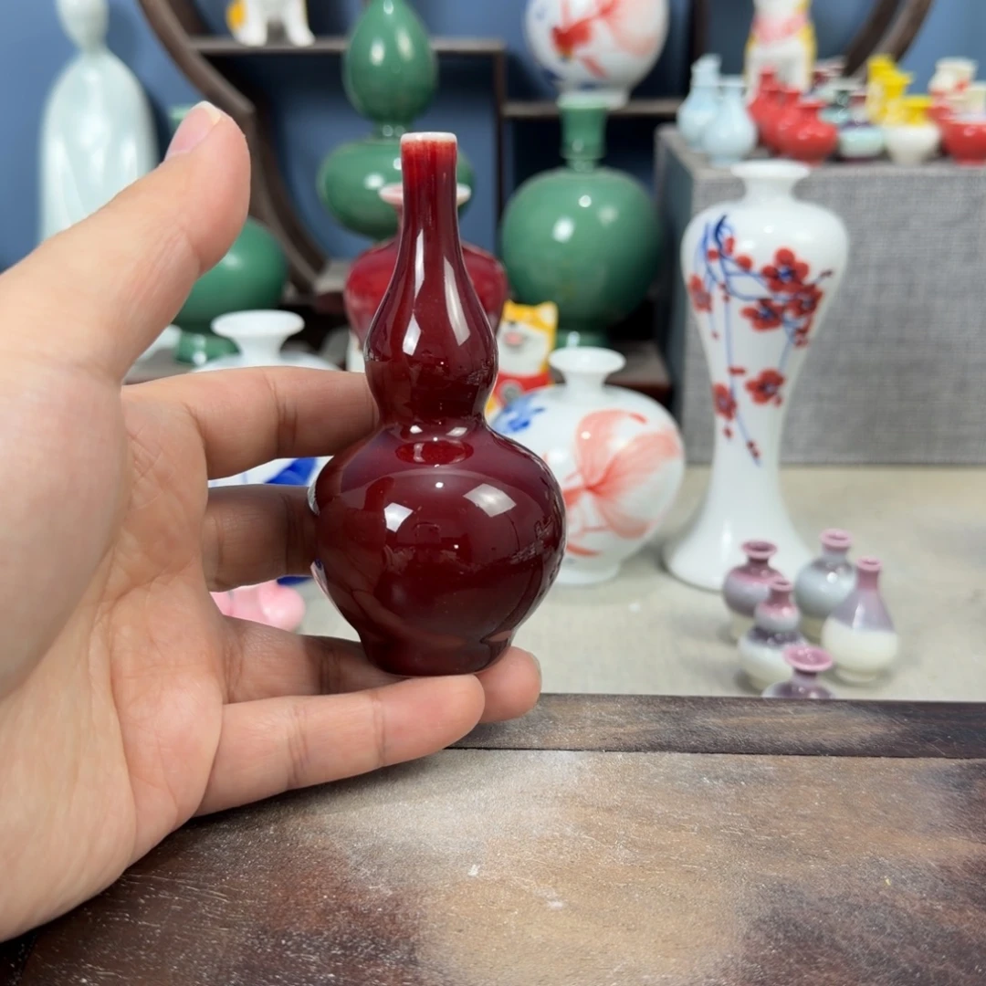 陶瓷手工小花器摆件