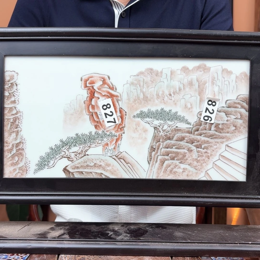 景德镇陶瓷手工瓷版画