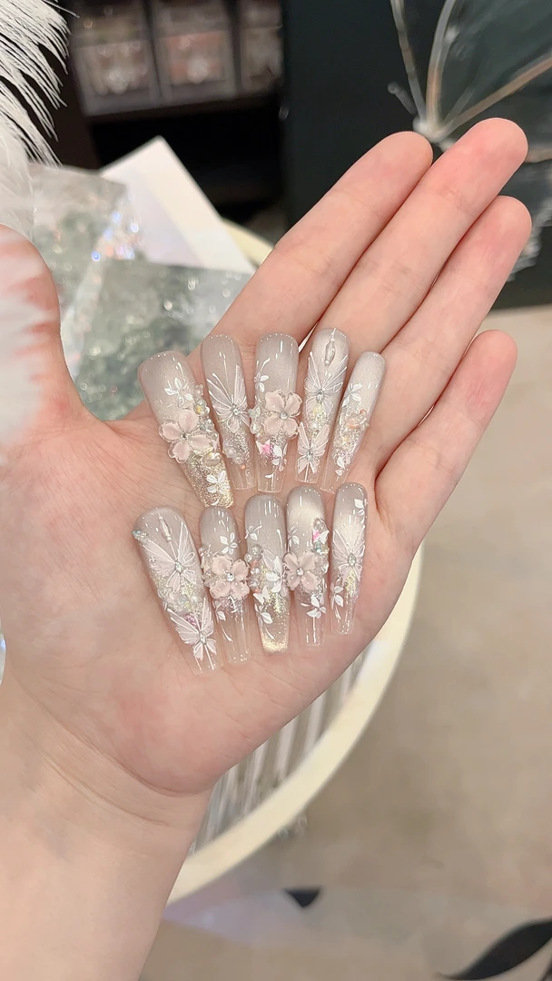 【少女梦境】夏季清透 张呼呼纯手工穿戴甲