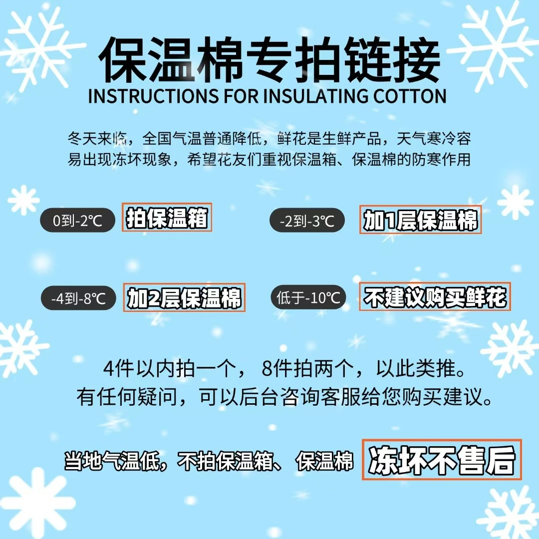 【保温棉AK专属链接】【0度以下拍保温棉】【不拍保温棉，冻坏不售后】