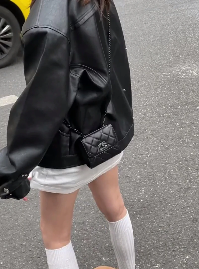 99新 Chanel/香奈儿 5463 sobalck trendy cc woc mini 芯片款