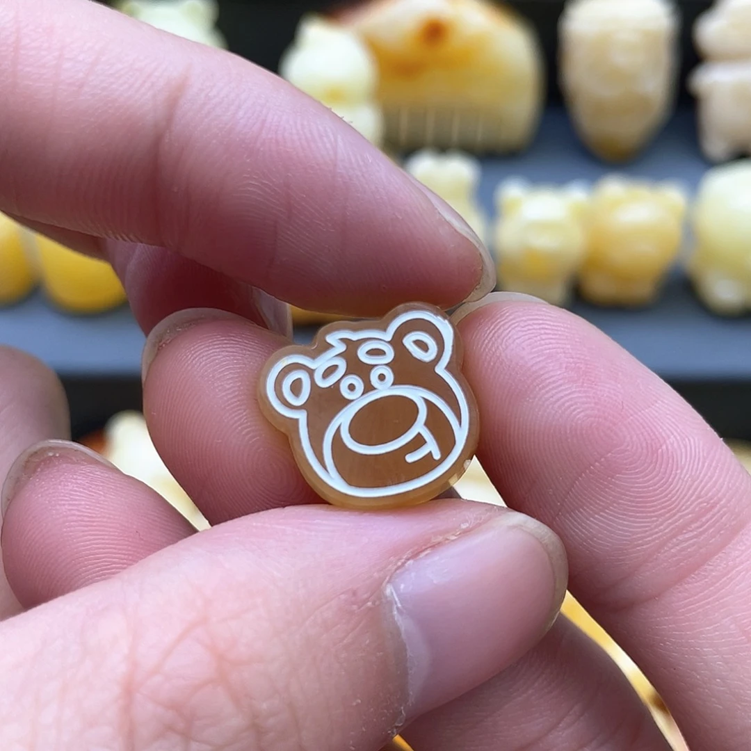 琥珀裸石未镶嵌蜜蜡