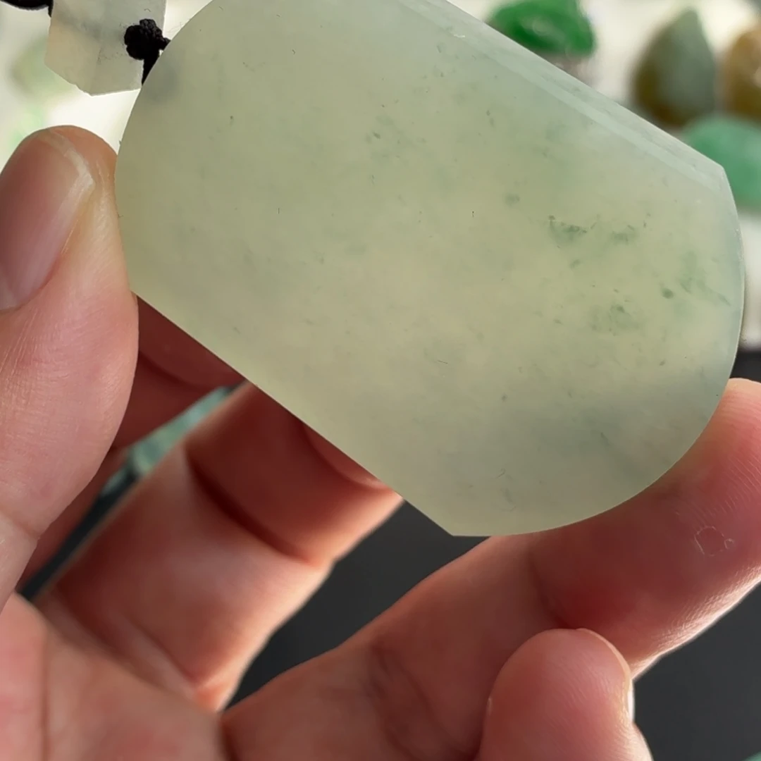 定制翡翠未镶嵌无事牌