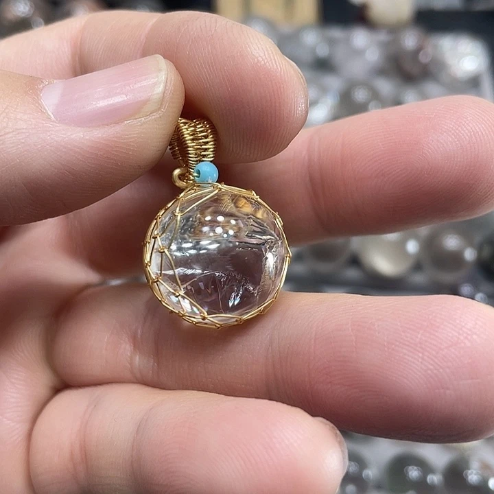 未镶嵌水晶珠宝半成品