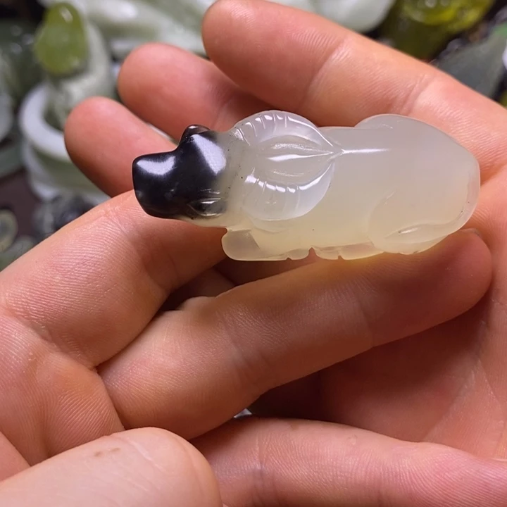 岫玉未镶嵌岫玉颈饰