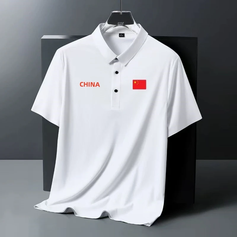 运动POLO衫速干男女通用透气常规短袖情侣翻领国风休闲半袖大码