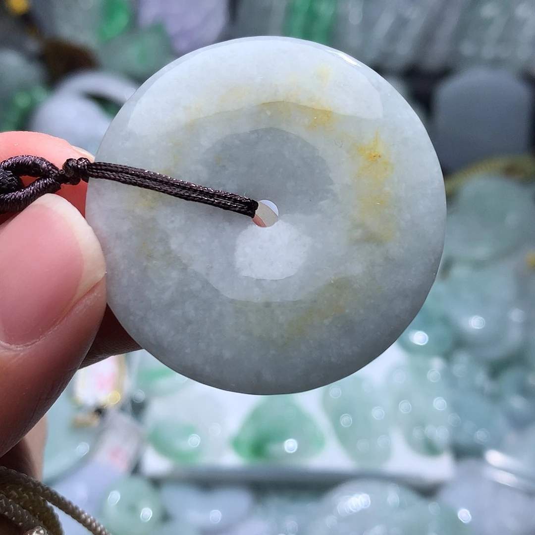 翡翠未镶嵌颈饰58