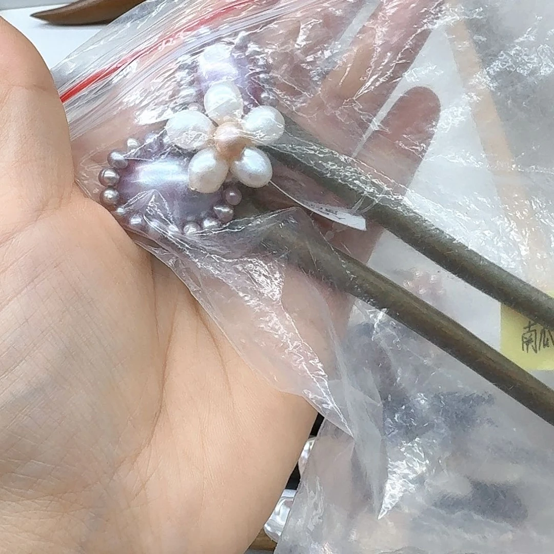 兔****未镶嵌淡水珍珠发饰