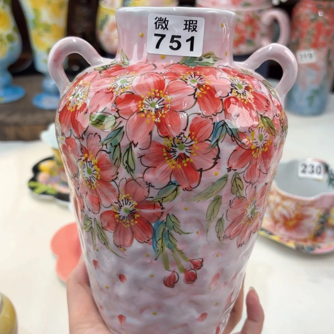 景德镇手绘高温釉下彩陶瓷茶具