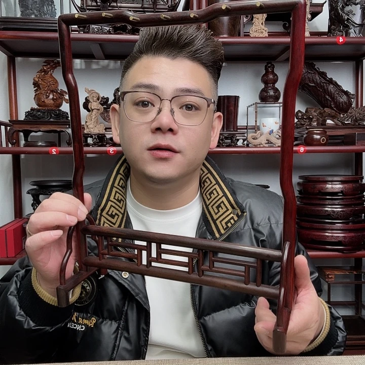 微凹黄檀工艺品底座