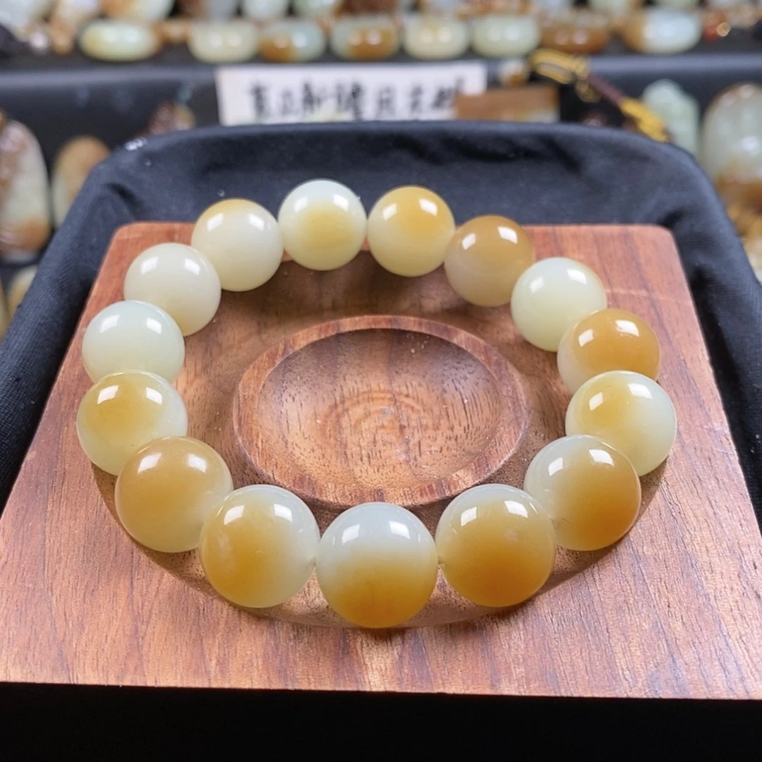 【闪购商品】和田玉（糖玉）手链未镶嵌