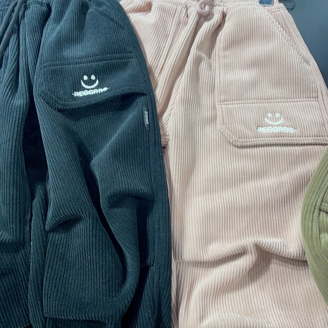 K77YBE条绒裤一体绒时尚女裤