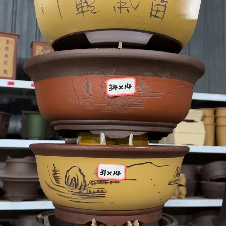 花盆紫砂100-4。