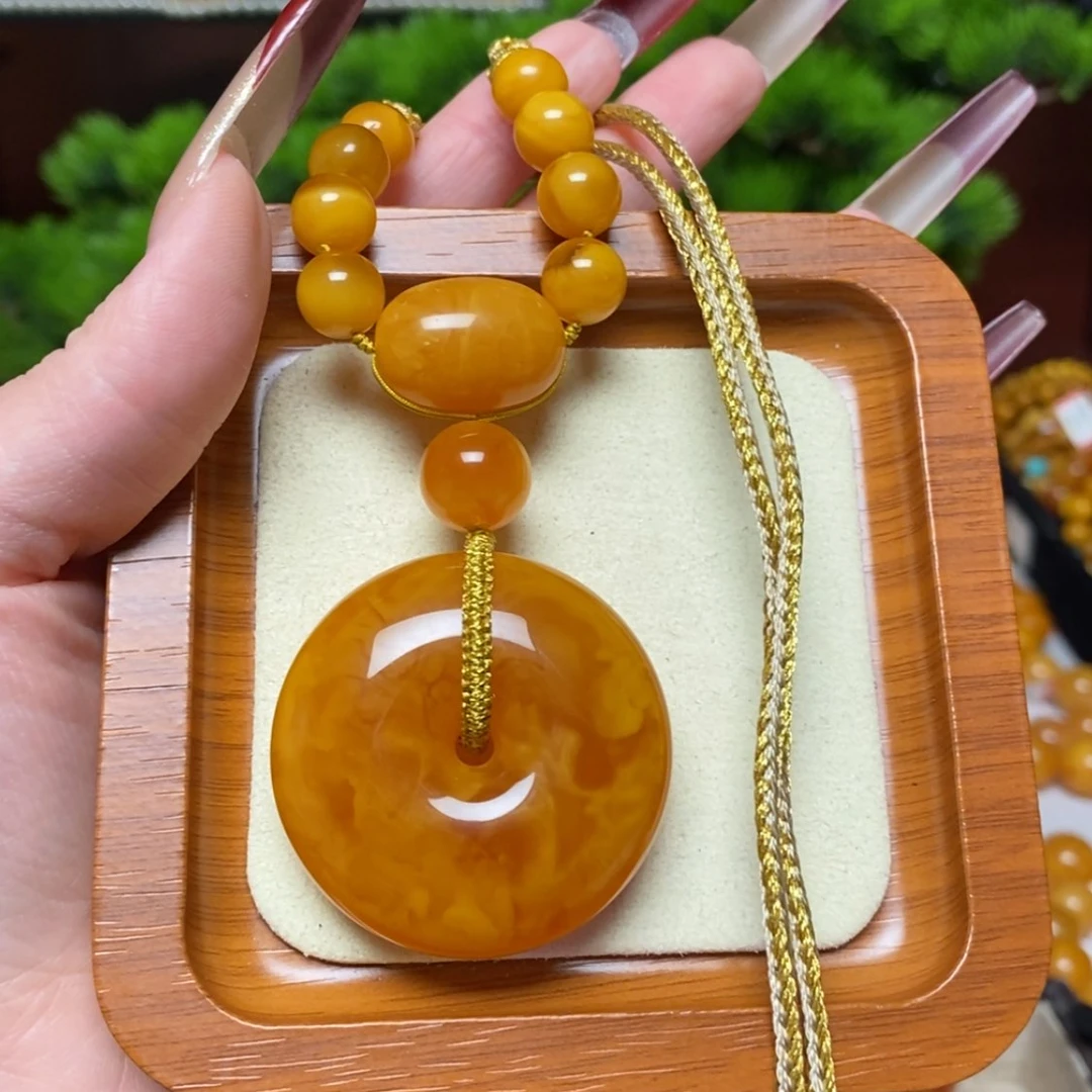 【闪购商品】蜜蜡颈饰未镶嵌项链