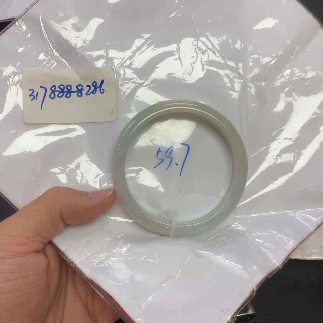 翡翠未镶嵌手镯59.7