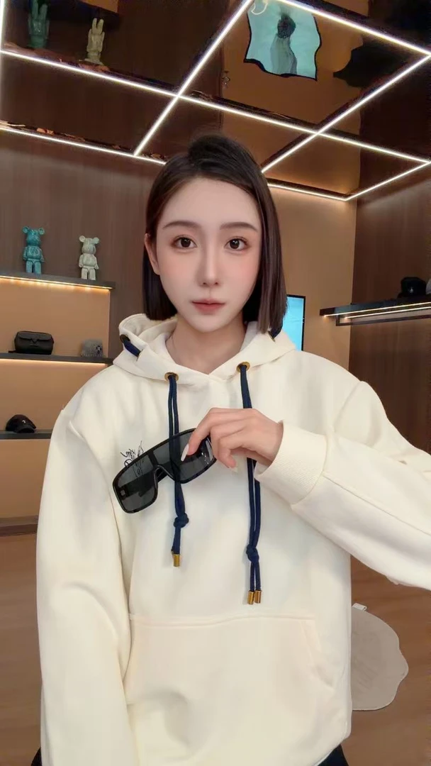 【Y9808】高级感轻奢长袖连帽卫衣2