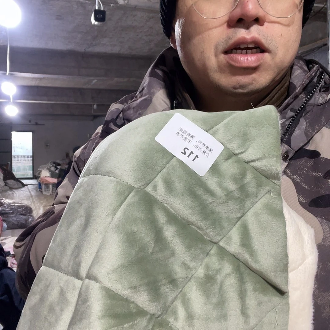 宽1.75米尘土脏加厚款双面毛绒绗棉1米价112