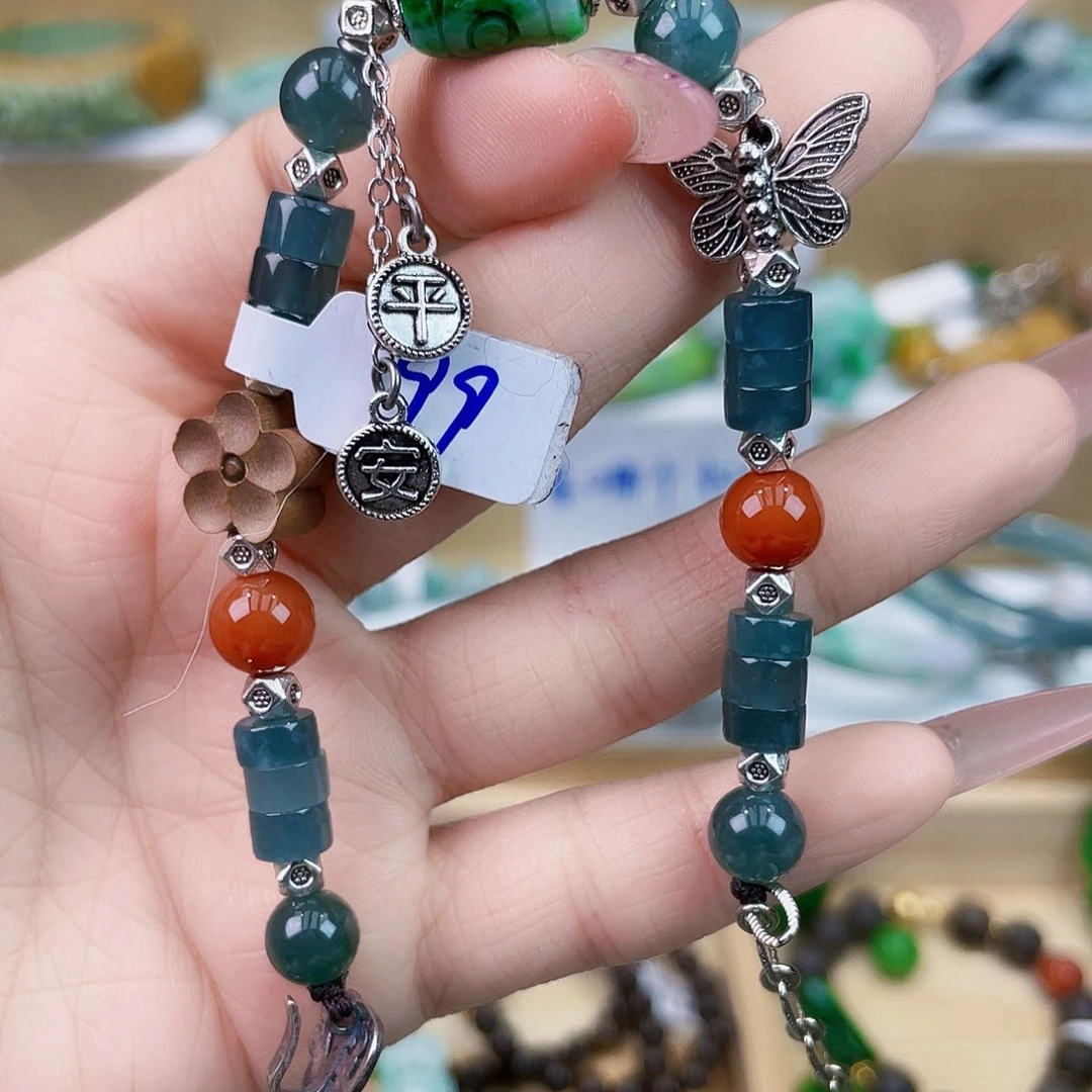 翡翠未镶嵌手链手链