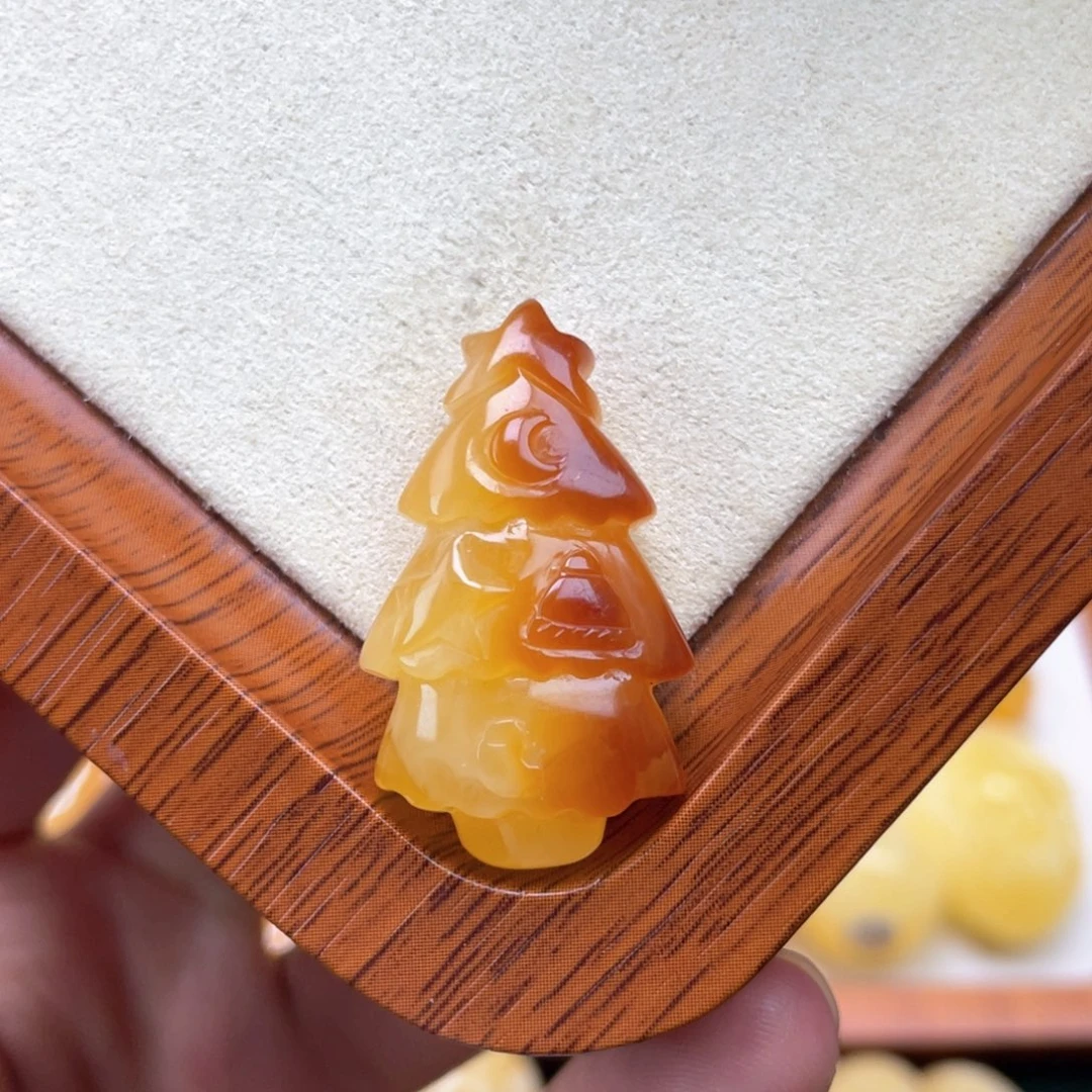 琥珀裸石未镶嵌蜜蜡