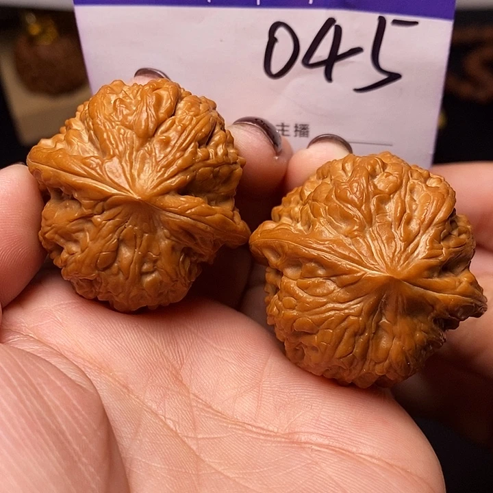 桃核吊坠文玩核桃平谷凹底39全品n