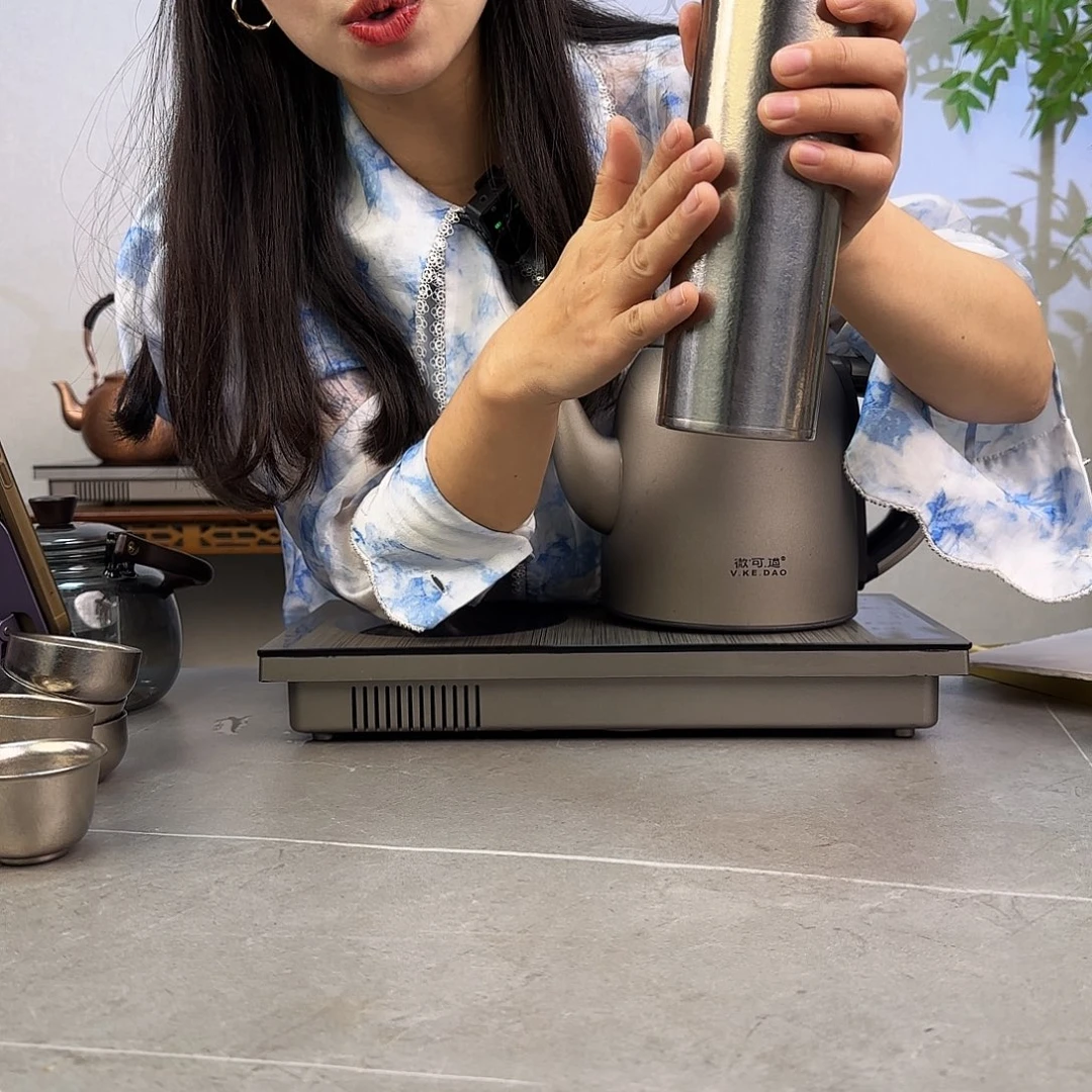 风***己纯钛微可道纯钛保温杯