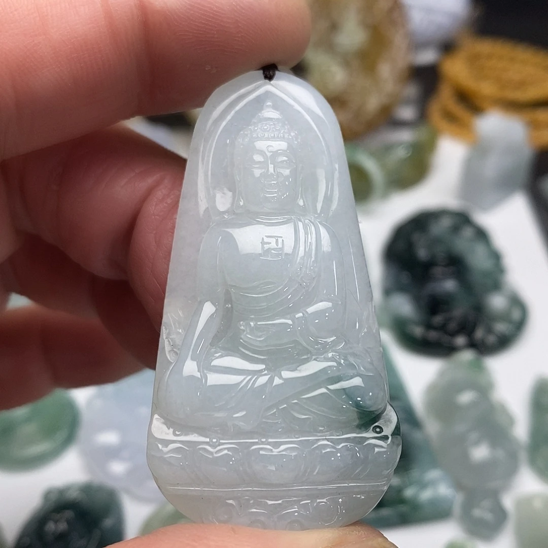 翡翠未镶嵌颈饰12345678