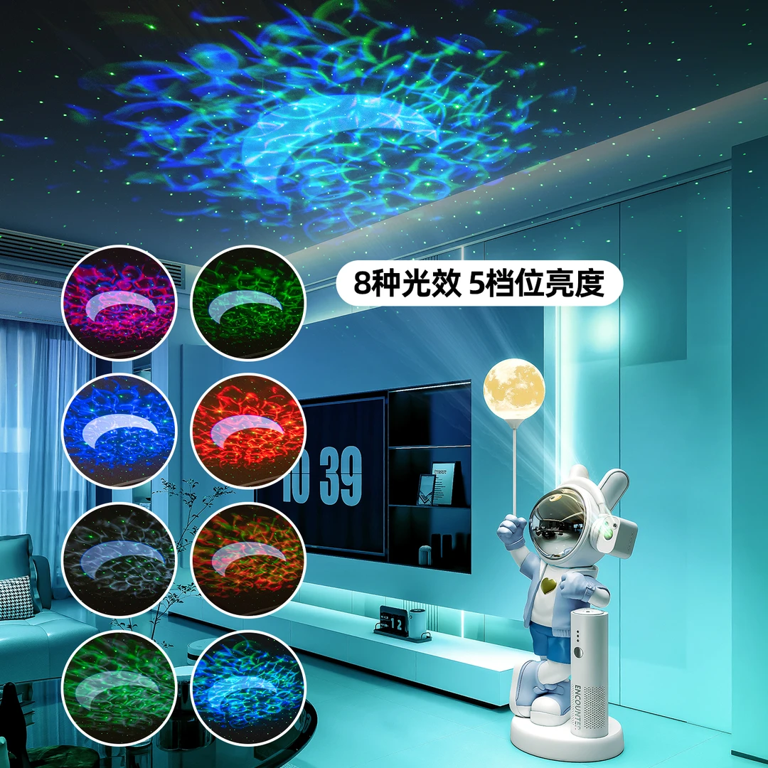 2025新款宇航员太空人落地摆件玄关卧室客厅电视柜轻奢上档次装饰